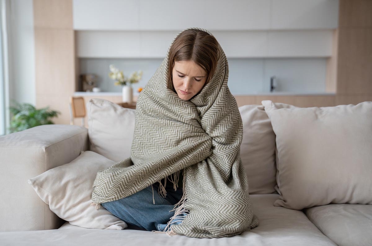 Burnout Frau Niedergeschlagen
